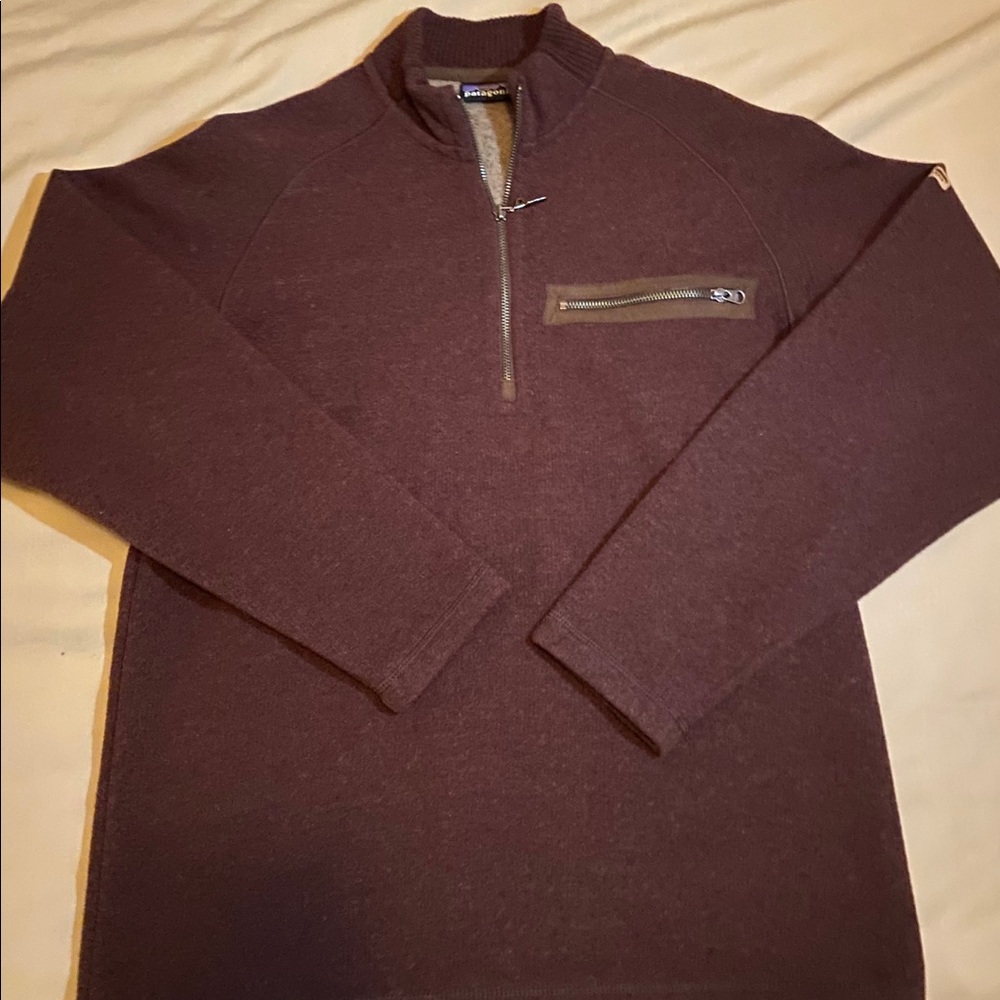 Patagonia Pullover Sweater, Wool Blend Size M